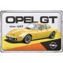 Opel GT - since 1968 - Metallschild 20 x 30 cm