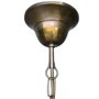 Lampe Schirm ( Trichter ) Mes. brün. H.100cm