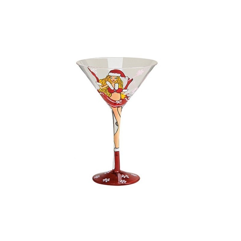 Cocktailglas-Weihnachten