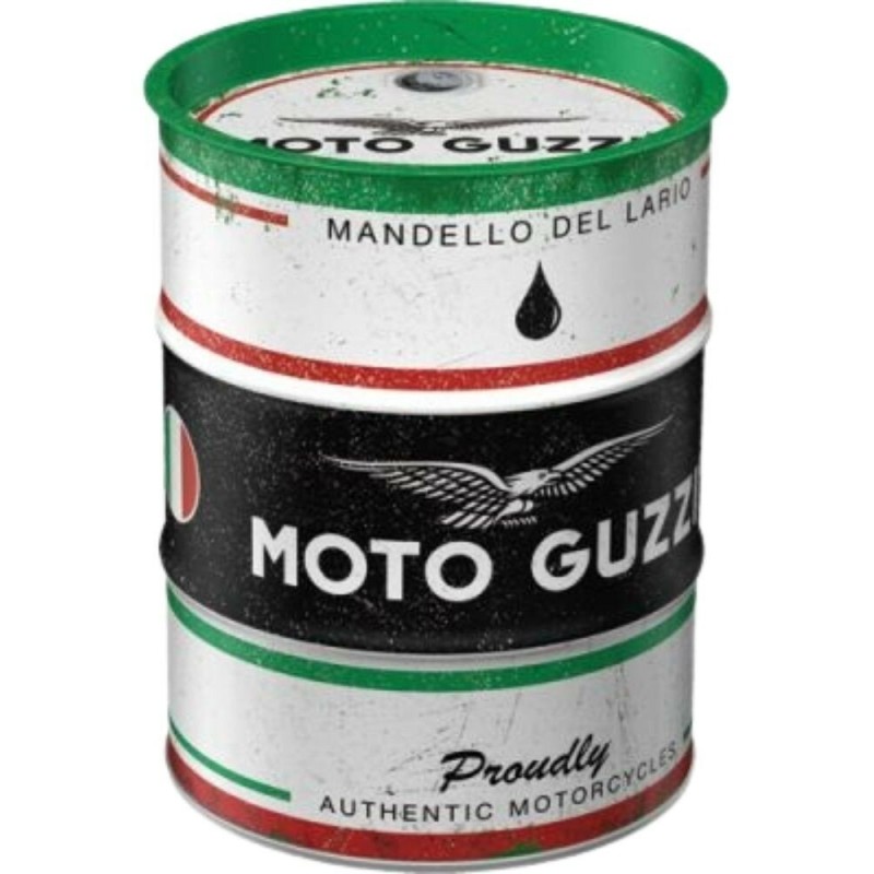 Moto Guzzi - Spardose im Ölfass Design