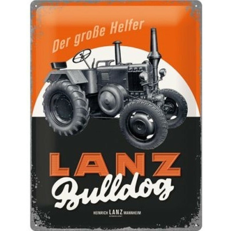 Lanz Bulldog - Metallschild