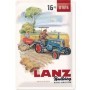 Metallschild - Lanz D1616 Traktor