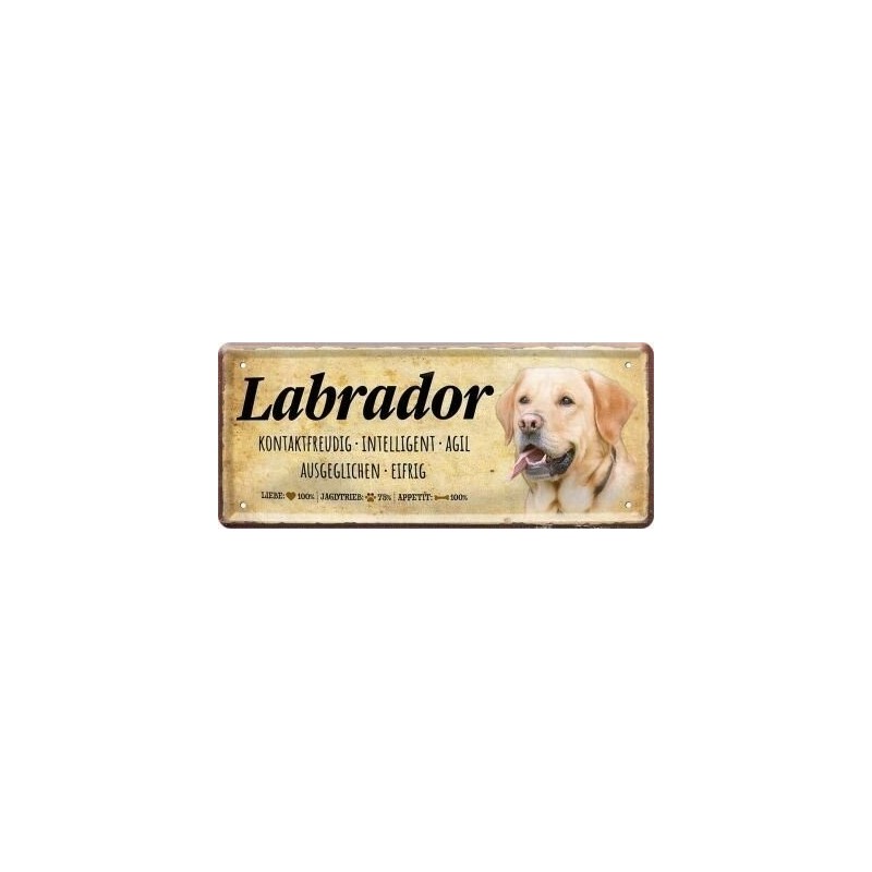 Labrador - Metallschild