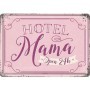 Hotel Mama - Blechpostkarte