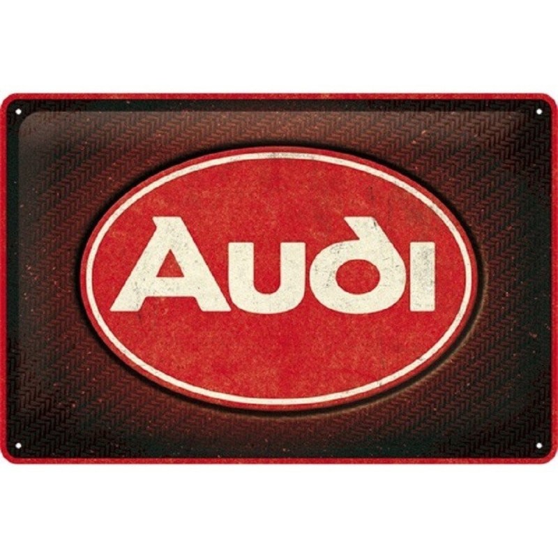 Audi Logo  Metallschild  20x30cm