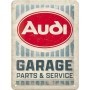 Audi - Garage - Metallschild