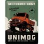 Mercedes Benz  Unimog  Metallschild