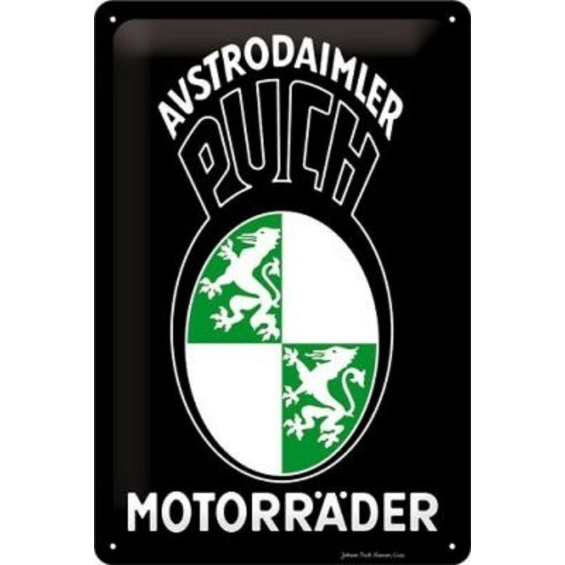 Austro-Daimler PUCH Motorräder - Blechschild