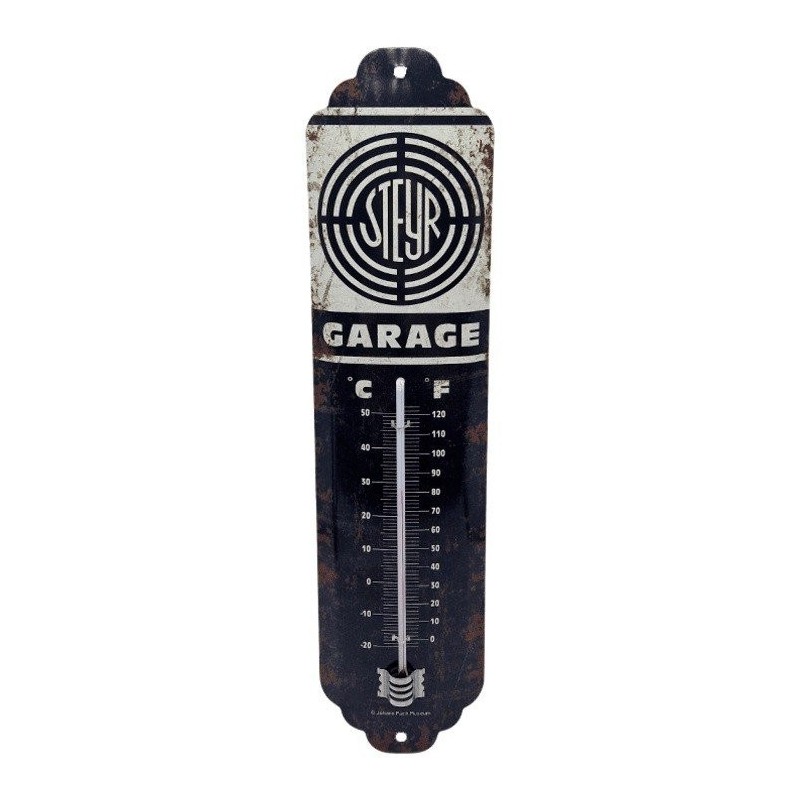 Steyr Garage - Metall Thermometer