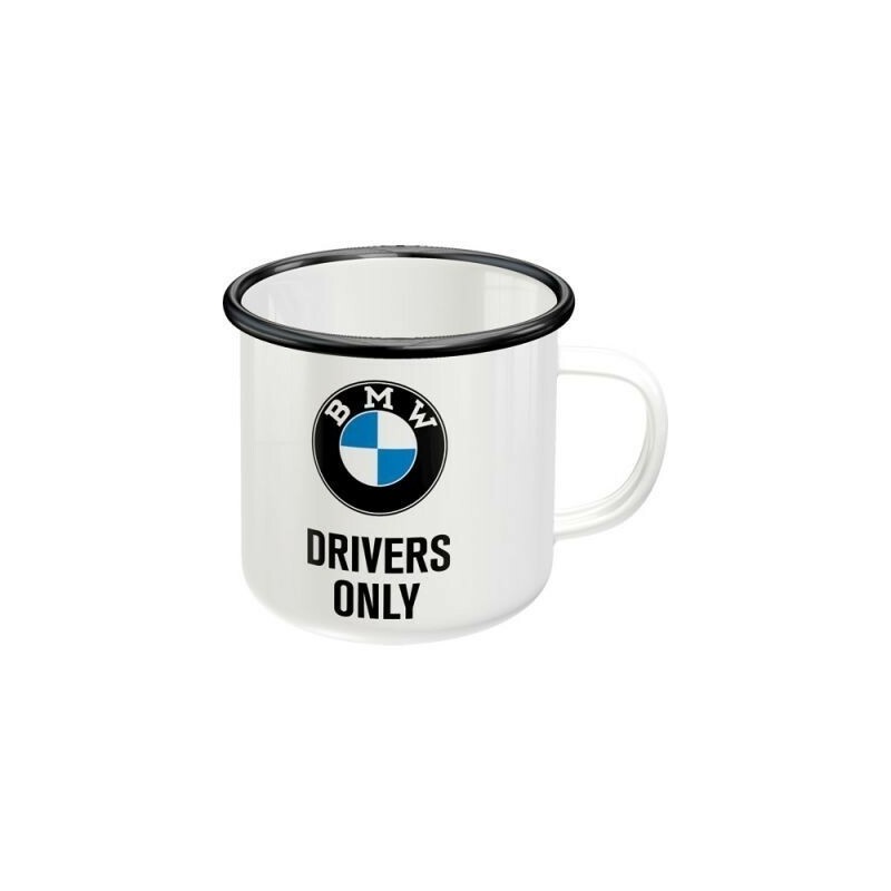 BMW Drivers Only - Emaille Tasse