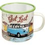 Volkswagen - VW Bulli T1 - Get Lost - Emaille Tasse