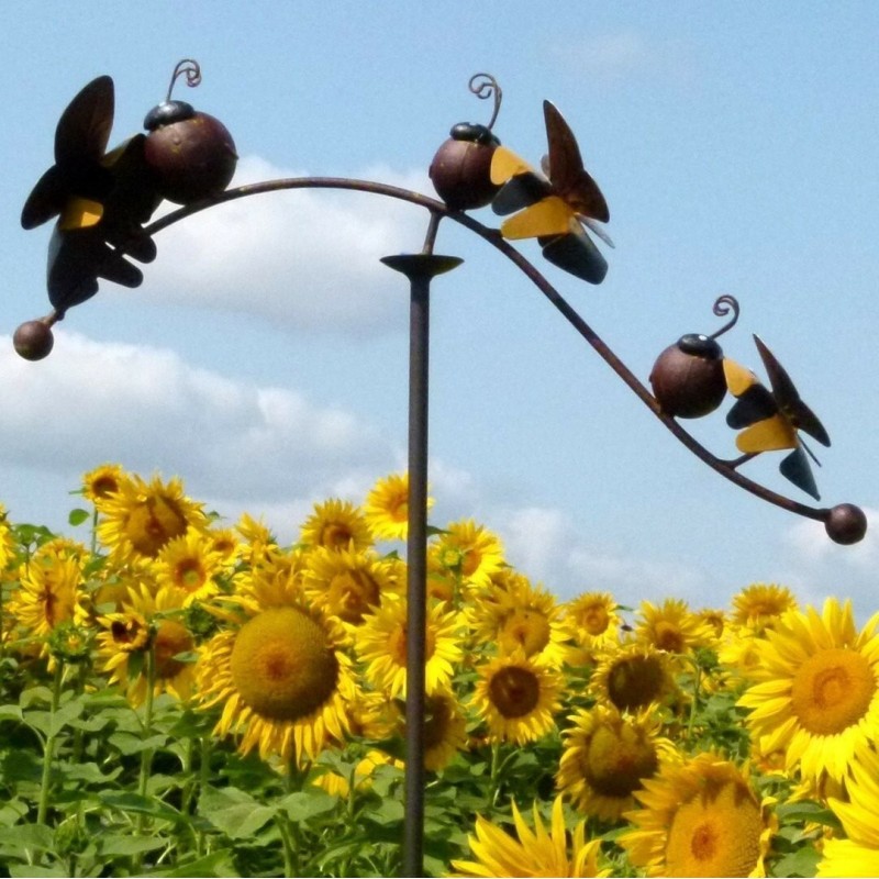 Windspiel für den Garten - Motiv: Biene