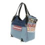 Damen Shopper - Hellblau - Tasche - Handtasche
