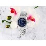 Excellanc Damen Geschenkeset mit Uhr, silberfarben/blau