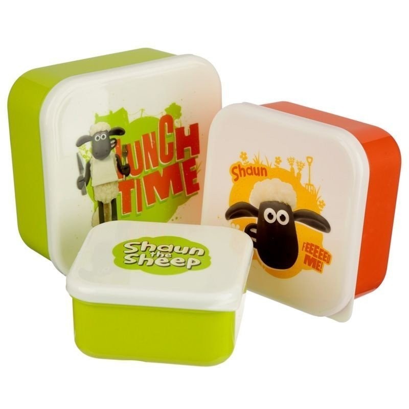 Shaun das Schaf Lunchboxen Brotdosen 3er Set