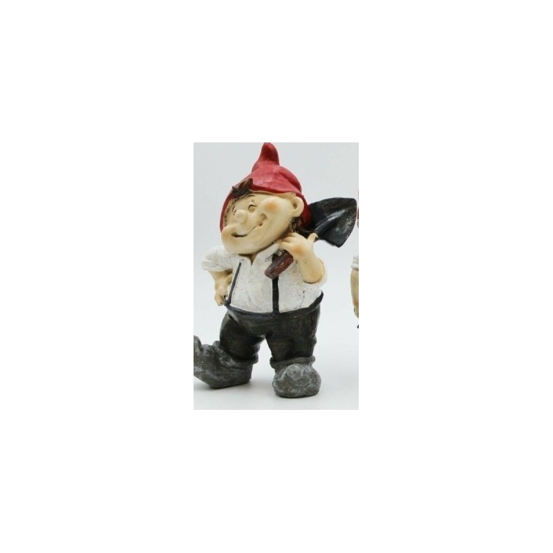 Gnome mit Zipfelmütze stehend, Höhe: 20,5-22cm, 4-fach sortiert