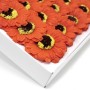 50x DIY Seifenblumen - kleine Sonnenblume - Orange