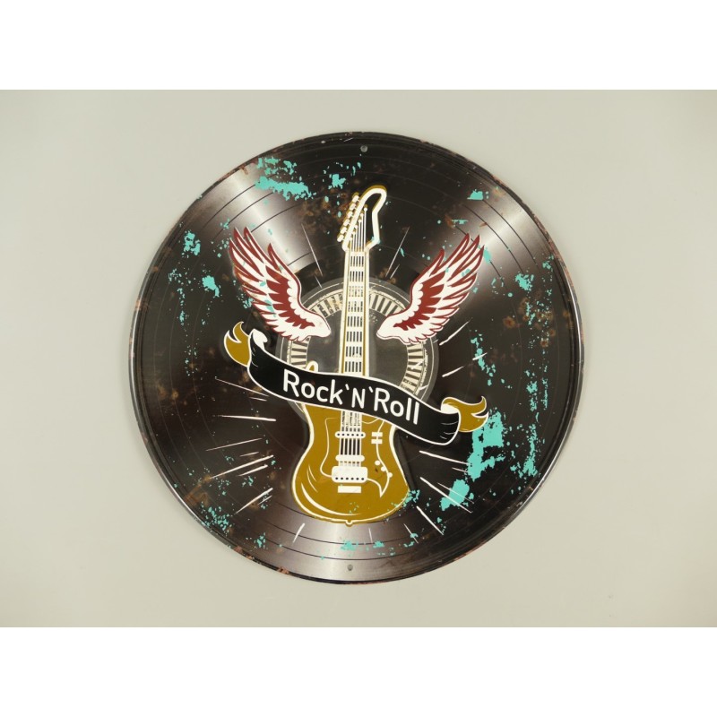 Wandschild Eisen Rock'n Roll D.30cm