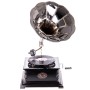 Nostalgie Grammophon Gramophone Antik-Stil Schwarz