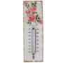 Thermometer Antik-Still Blumen Eisen H.25x8cm