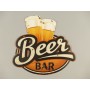 Wandschild(Gestanzt) Beer Bar L.33cm
