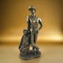 Golfspieler Polystein BRONZE farbig H.22x11cm