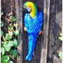 Wandfigur Papagei Gusseisen