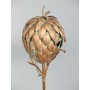 Vogelhaus Tannenzapf. Ständer Kupfer farb. H.170cm