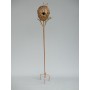 Vogelhaus Tannenzapf. Ständer Kupfer farb. H.170cm