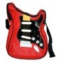 Tasche Gitarren, Groß, 40 X 30 cm, "rot/schwarz"