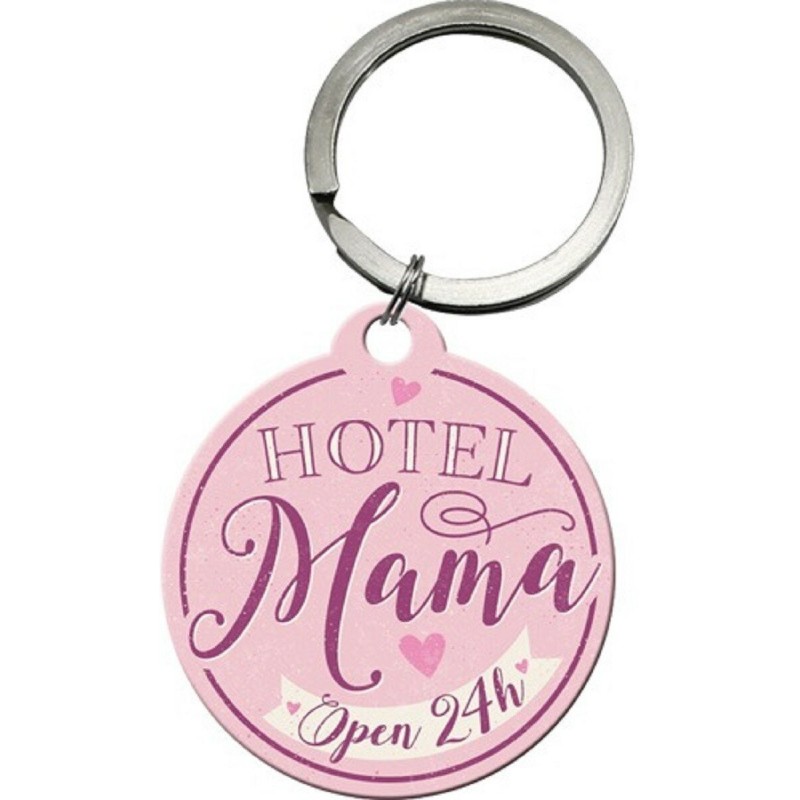 Hotel Mama - Schlüsselanhänger Rund