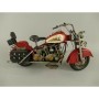 Blechmotorrad rot Eisen Antik-Stil 42x21 cm